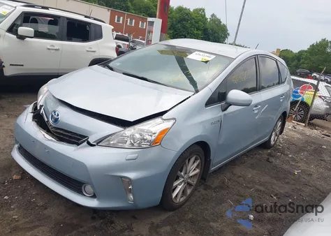 2014 Toyota Prius V Five from USA, damaged, VIN JTDZN3EU1E3307463